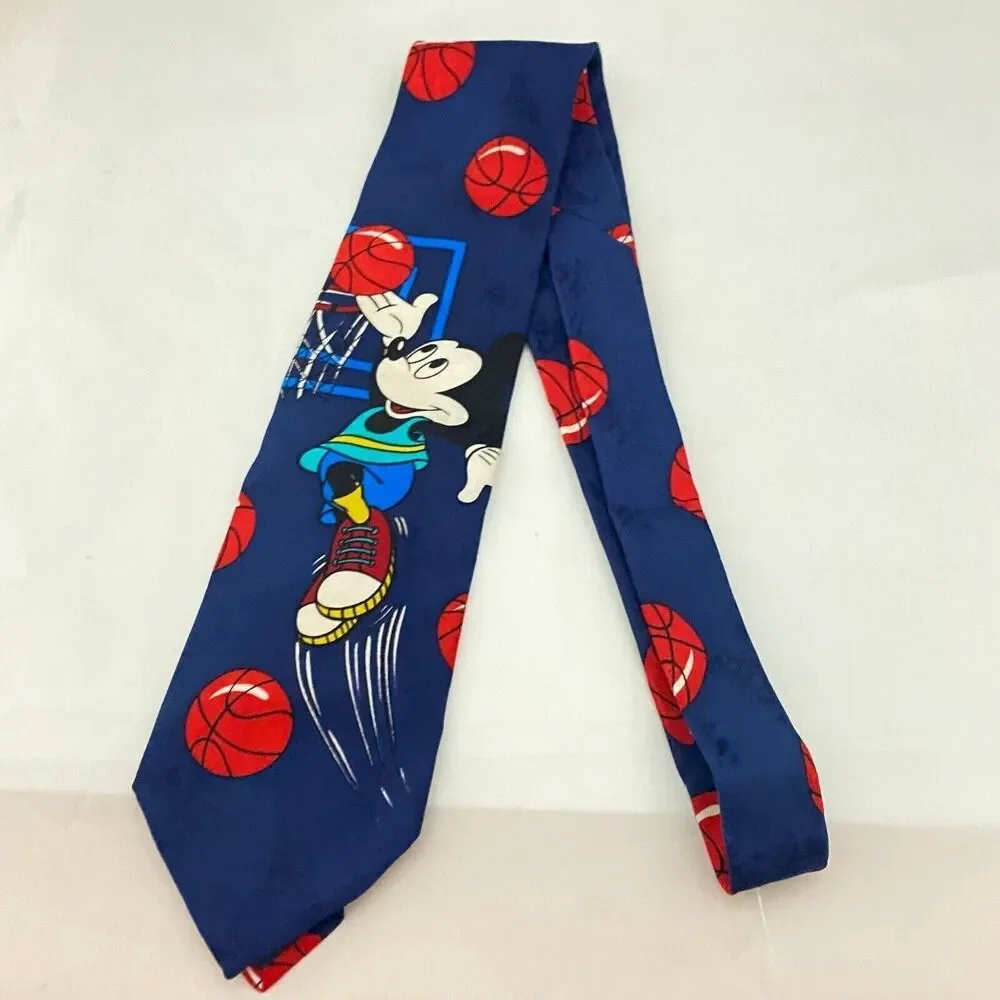 #5636 Tie Rack at Disney Mickey Mouse Mens Novelty Necktie, Tie 57X3.75